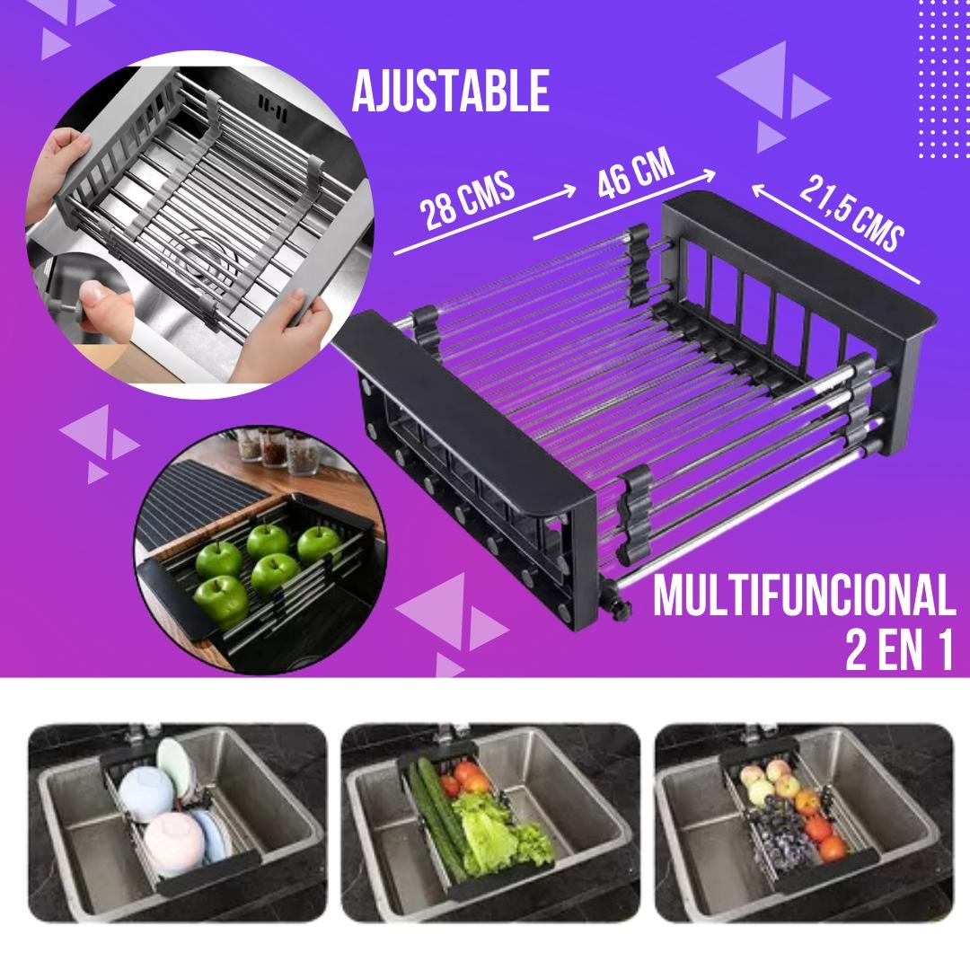 Escurridor retráctil