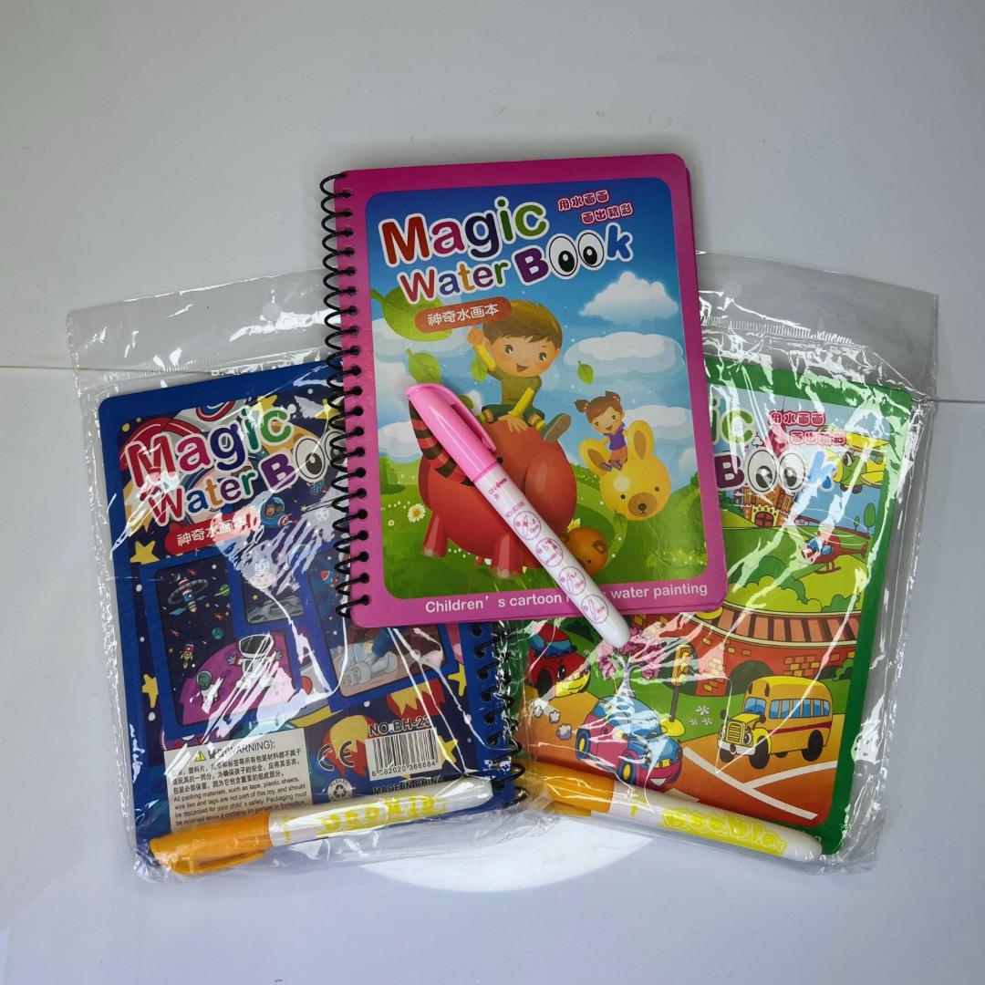 Libro mágico para colorear con agua x3