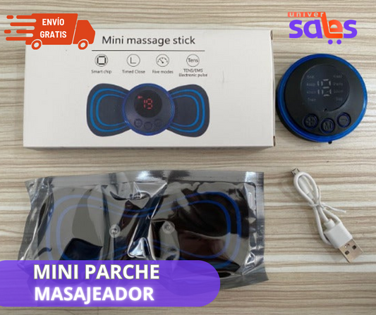 Mini parche masajeador portatil