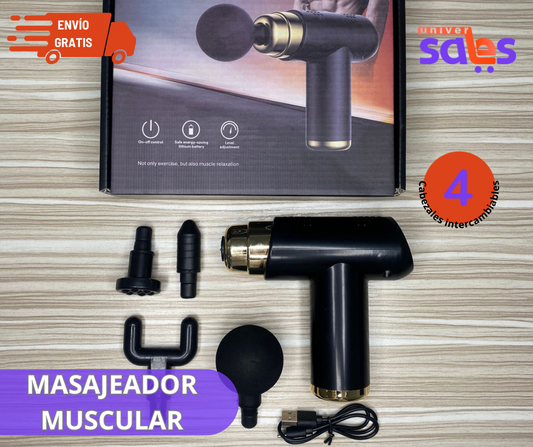 Pistola masajeador electrica muscular